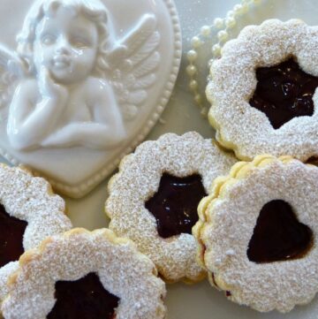 German Linzer Cookies Spitzbuben