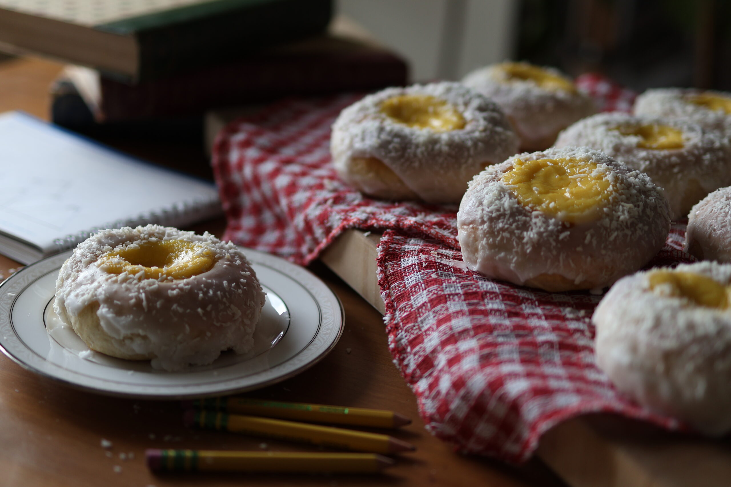 Norwegian School Bread | Skolebrød | Skoleboller | Norwegian Custard & Coconut Buns