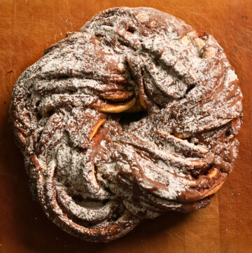 Cinnamon Chocolate Estonian Kringle | Kaneeli Šokolaadi Kringel