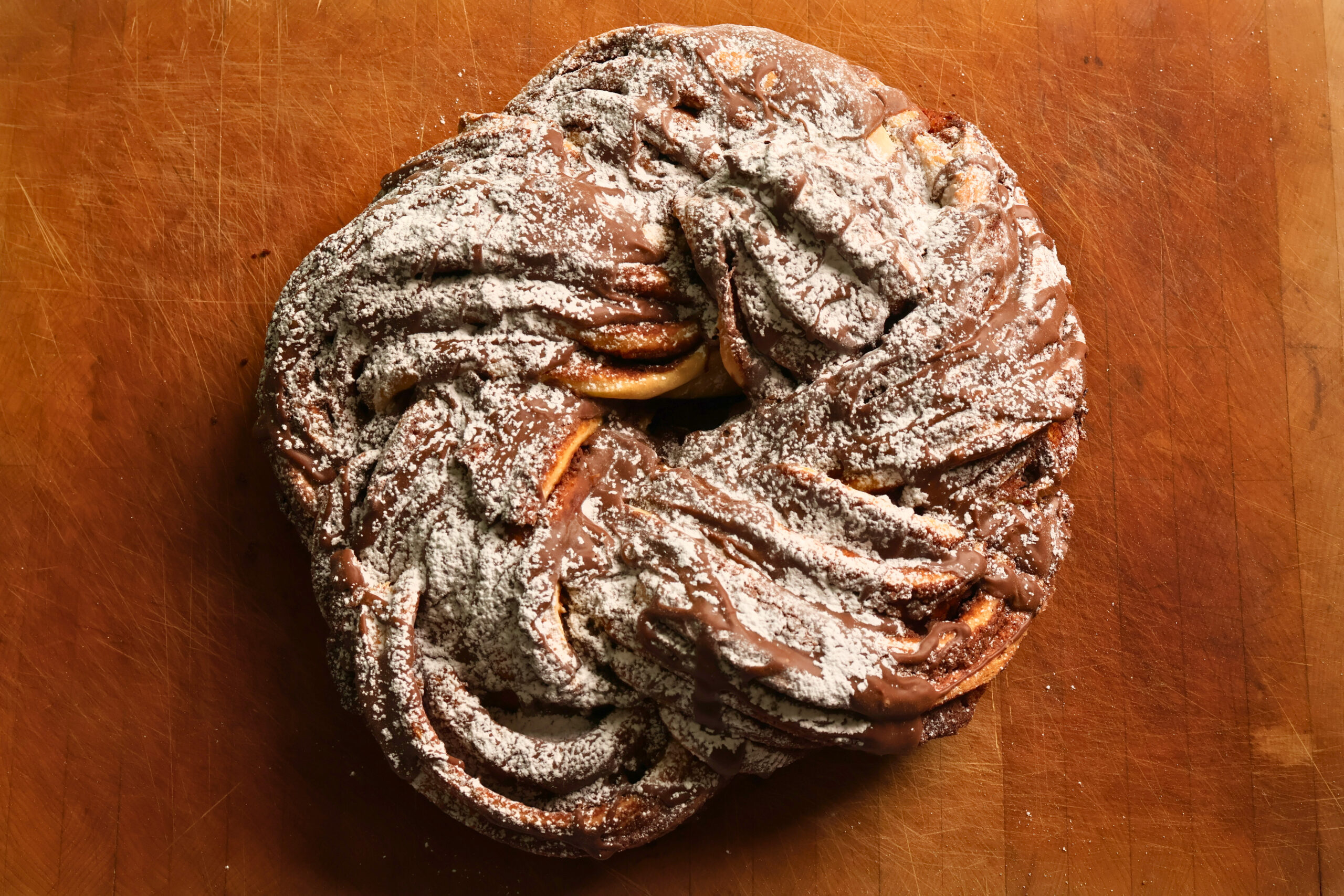 Cinnamon Chocolate Estonian Kringle | Kaneeli Šokolaadi Kringel