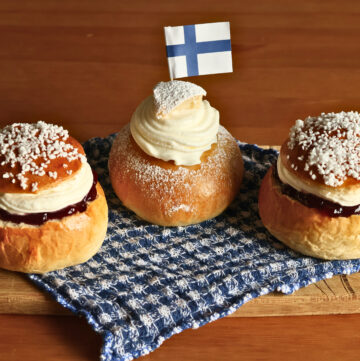 Finnish shrove tuesday buns | Laskiaispulla | Swedish Semla | Semlor
