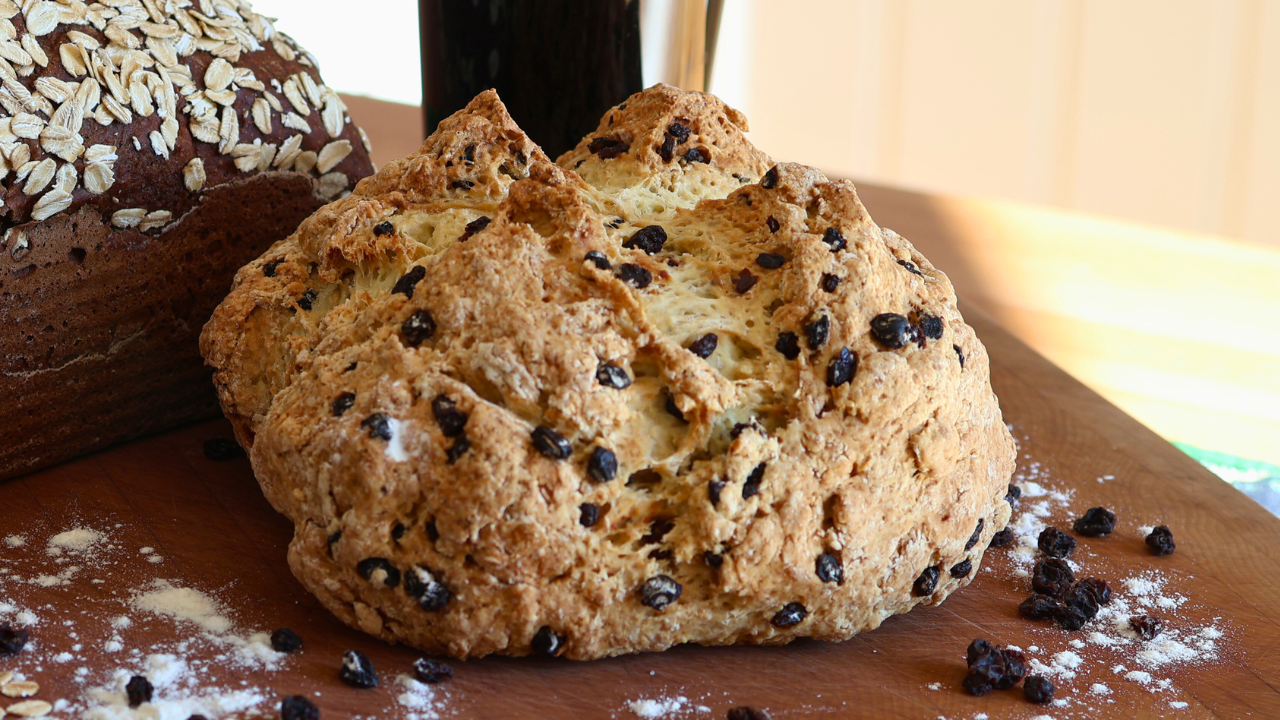 Irish Soda Bread with Raisins | Spotted Dog