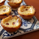 Portuguese custard tarts | Pasteis de Nata | copyright Bake Across Europe